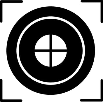 Focus Icon Design Symbol vector