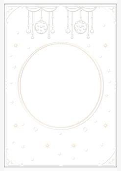 A black and white frame with stars and a circle png