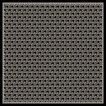 abstract stripes pattern scarf design vector