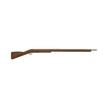 Illustration of Revolutionary musket vector