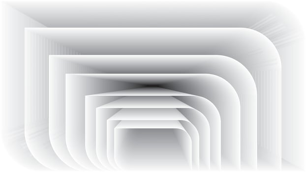 White rectangular layers abstract background wallpaper vector
