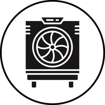 Cooler Illustration Icon vector