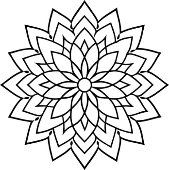 Mandala art design vector