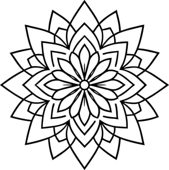 Mandala design art vector