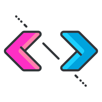 Two arrows pointing in opposite directions png