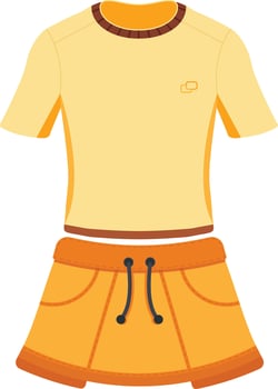 Casual Summer Outfit vector
