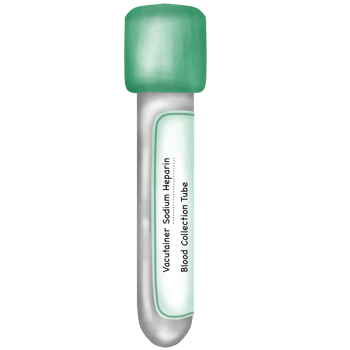sodium heparin vacutainer blood collection tube png