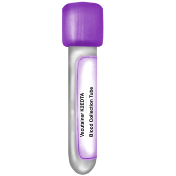 K2EDTA vacutainer blood collection tube png