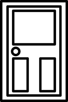 Door Icon Design Symbol vector