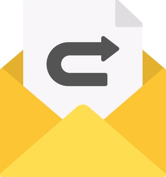 Reply Message Icon Design Symbol vector