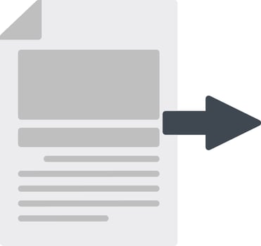 Document Icon Design Symbol vector