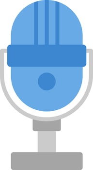 Microphone Icon Design Symbol vector