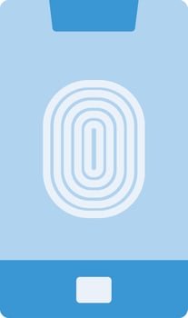 Fingerprint Icon Design Symbol vector
