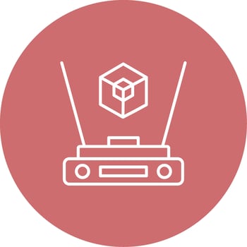 Hologram Icon Design Symbol vector