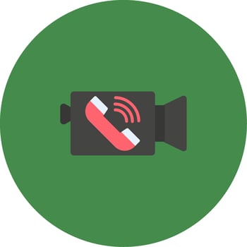Call Icon Design Symbol vector