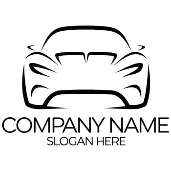 Car logo template vector