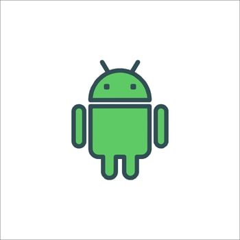 Android icon illustration vector