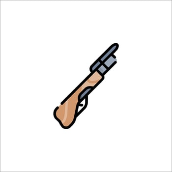 A gun icon on a white background vector