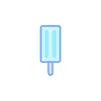 Ice cream icon on a white background vector