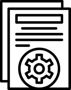 Development Line Icon vector