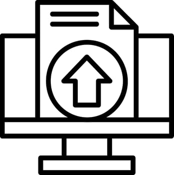 Export Line Icon vector