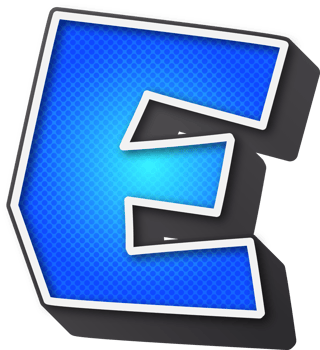3D Super Comic Cartoon Alphabet, Letter E png
