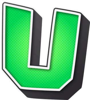 3D Super Comic Cartoon Alphabet, Letter U png