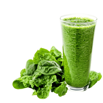 Refreshing Green Smoothie with Spinach png