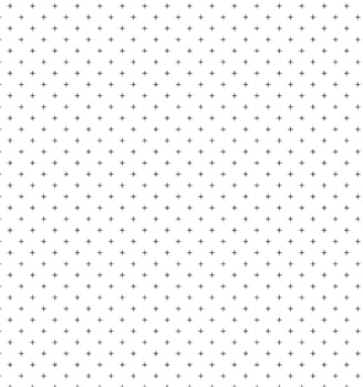 Plus Pattern Background Black And White vector