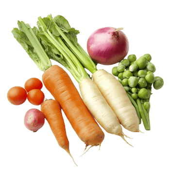 Assortment of Fresh Vegetables png