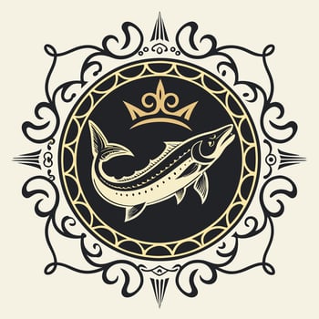 collection of fishing emblems, labels, badges, logos. vector