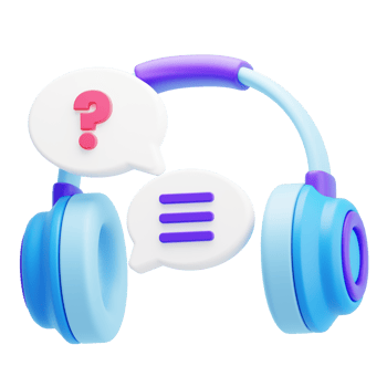 Customer Support 3D Illustration png