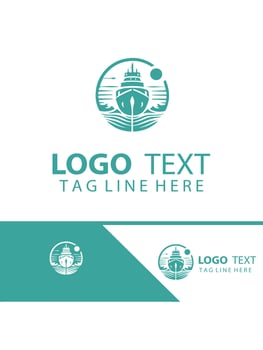 Ocean Star Yatch Logo Design vector