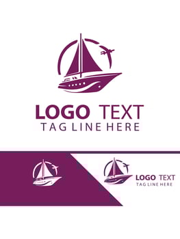 Sea Breeze Ventures Yatch Logo Design vector