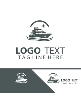 Emerald Wave Yatch Logo Design vector