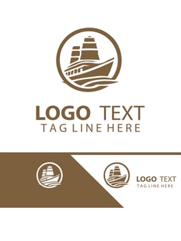 Luxe Sailor Yatch Logo Design vector