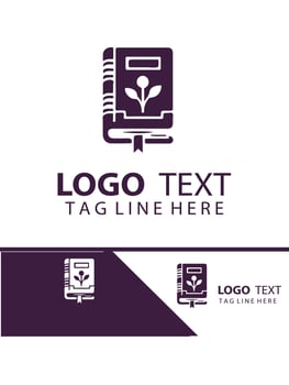 Bound to Learn open book logo vector
