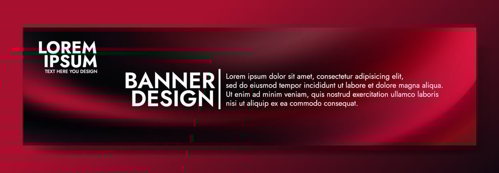Elegant Red Background Design Template Website vector