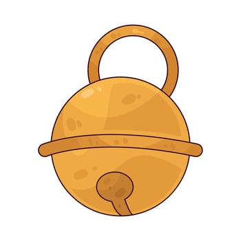 Illustration of pet bell vector