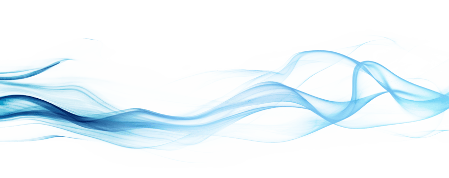 Abstract blue wave design with fluid shapes and smooth motion. png