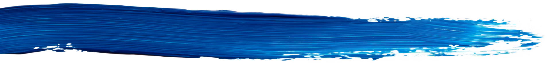 A smooth blue line stroke on a transparent background for design projects. png
