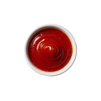 ketchup bowl on transparent background png