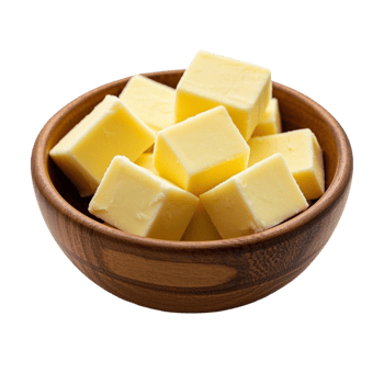 Cubes of Butter in Bowl png
