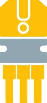 Transistor Icon Design Symbol vector
