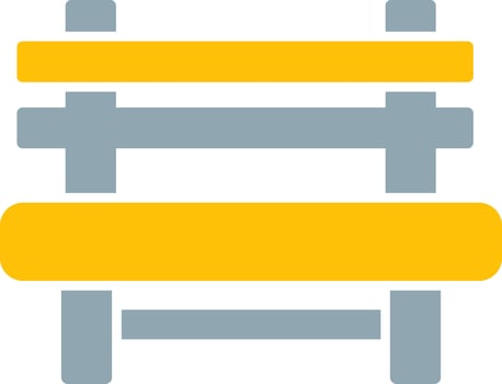Bench Icon Design Symbol vector