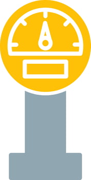 Meter Icon Design Symbol vector