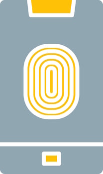 Fingerprint Icon Design Symbol vector