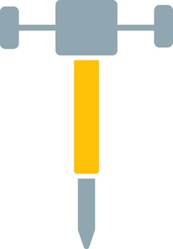 Driller Icon Design Symbol vector