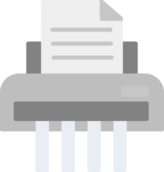 Paper Shredder Icon Design Symbol vector