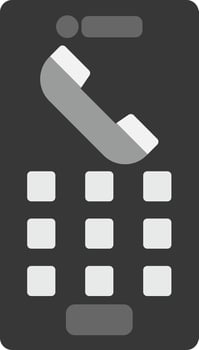 Keypad Icon Design Symbol vector